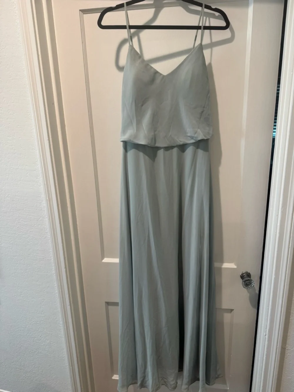 Birdy Grey Sage Green Dress with Spaghetti Straps - Picture 3 of 5